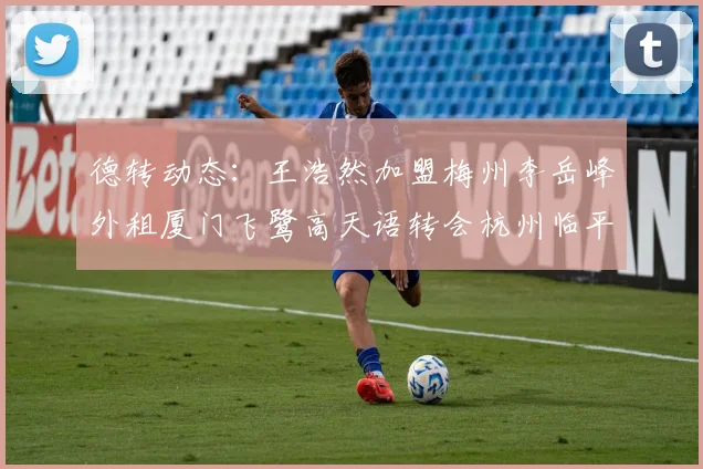 德转动态：王浩然加盟梅州李岳峰外租厦门飞鹭高天语转会杭州临平吴越